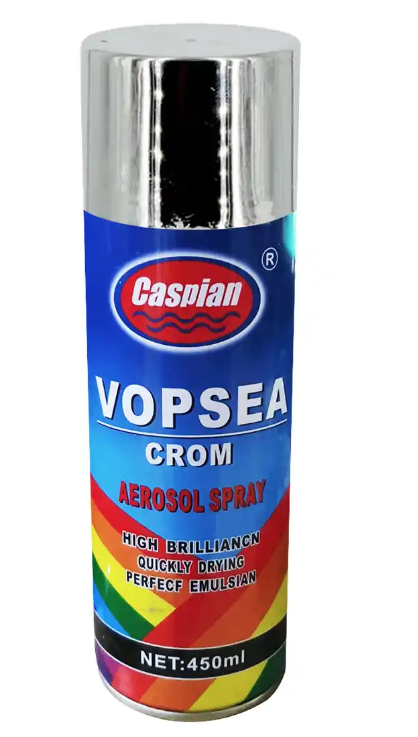 Spray CASPIAN Chrome reparatii rapide pentru lemn / metal, 400 ml